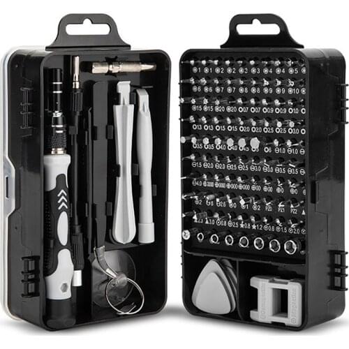 WEEKS 115 in 1 Precision Screwdriver Set with Magnetic Repair Tool kit for Computer Phone Torx Hex Toolbox
