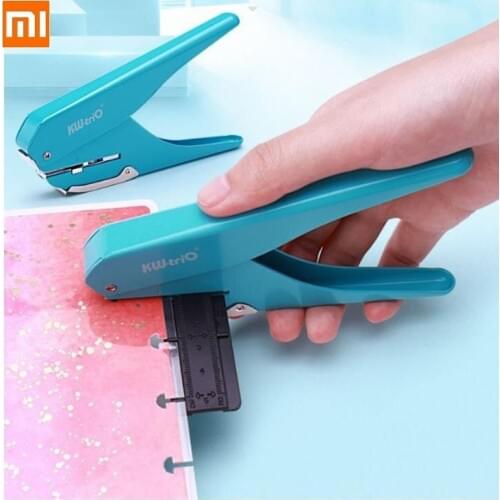 2020 New Mushroom Hole Notebook hole punch Stationery puncher Handbook Paper manual punching machine
