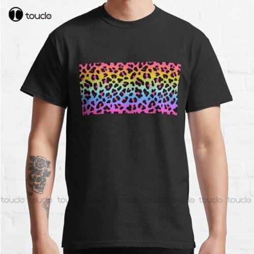 New Leopard Rainbow Classic 1 T-Shirt Shirts For Men s-5xl dog mom shirt Unisex
