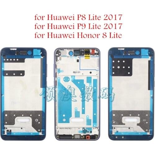 For Huawei Honor 8 Lite/ P8 Lite 2017/ P9 Lite 2017 Middle Frame Plate Housing Bezel Faceplate Bezel LCD Supporting Front Frame