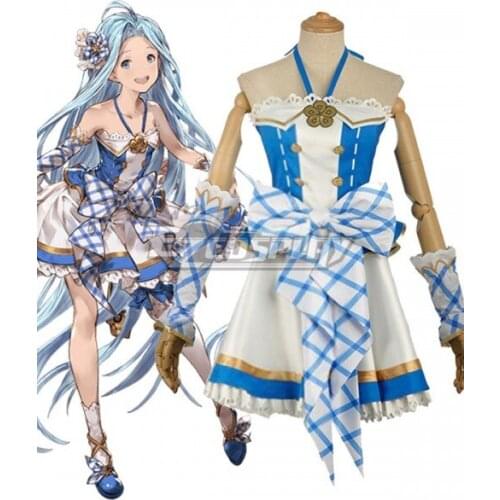 Granblue Fantasy Lyria Idol Dress Girls Carnival Halloween Christmas Clothes Party Adult Skirt Suit Cosplay Costume E001