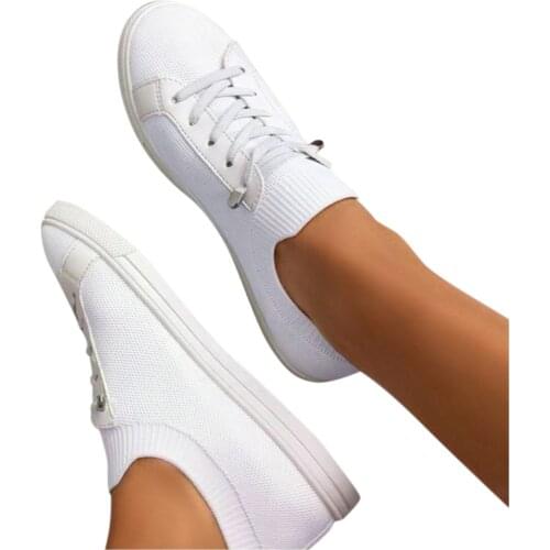 SAGACE Casual Elegant Soft Bottom Woman 2021 Fashion Womens Casual White Shoes Breathable Slip-on Outdoor Leisure Sneakers