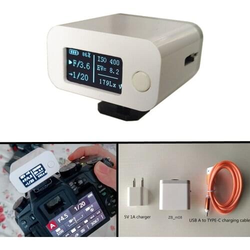 Anti-arc metering M08 Photography Luminometer Photometer Set-top Reflection Light Meter Mini Portable Hot and Cold Shoe Fix
