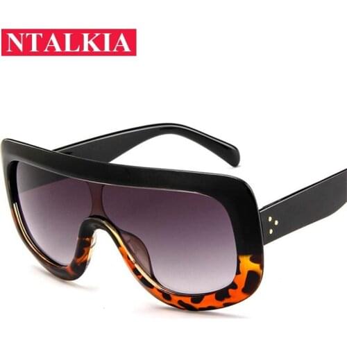 Brand Vintage Big Frame Sun Glasses Men Newest Unique Women Sunglasses Square Glasses Acetate Shades Gradient Eyeglasses UV400