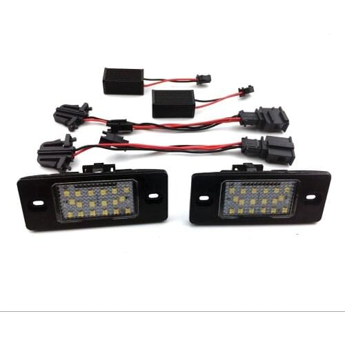 2 PCS 12V Car License Plate Light For Porsche Cayenne 955 957 2002 2003 2004 2005 2006 2007 2008 2009 2010 Auto Lamp