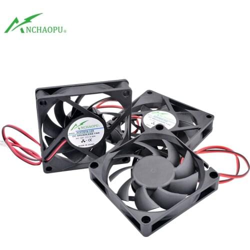 ACP7015 7cm 70mm fan 70x70x15mm DC5V 12V 24V 2pin cooling fan for chassis power supply router inverter