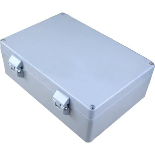 Hinged 265*185*95mm Waterproof Aluminum junction box PCB Instrument Enclosure Electronic Electronic Project Case