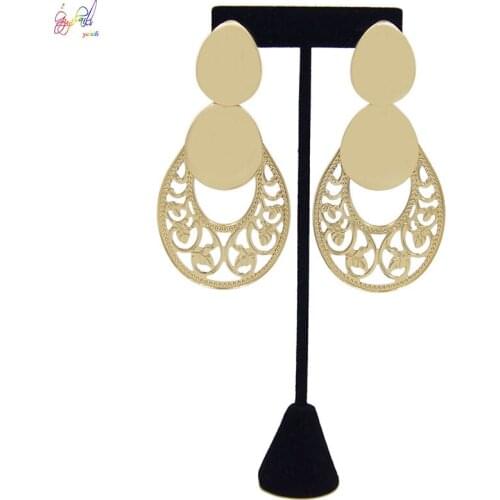 Yulaili Fashion Statement Earrings Geometric Earring for Women Hanging Dangle Drop Earrings Modern Jewelry Free Shipping