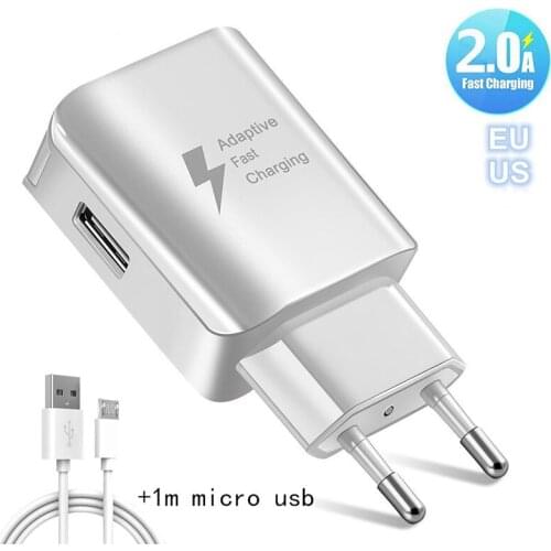 QC 2.0 USB Charger EU/US Wall Mobile Phone Charger for Huawei P40 P30 Fast Charging for Samsung S10 S9 Quick Charging Adapter