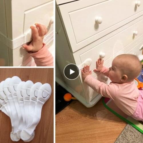 10Pcs/Lot Child Lock Protection Of Children Locking Doors For Childrens Safety Kids Safety Plastic Protection Safety Lock Home