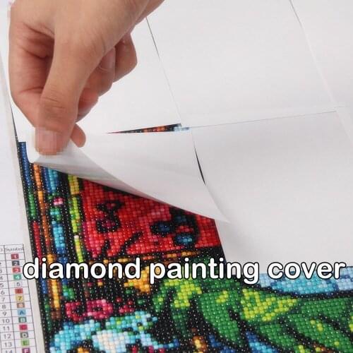 50/100/200pcs Pack DIY Diamond Painting Tools Accessories Release Paper Diamond Painting Cover Replacement Convenient