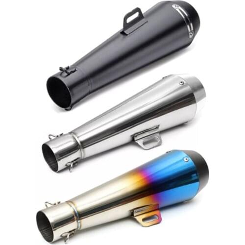 51mm Motorcycle Exhaust Muffler Pipe Large Displacement Pipe escape moto For Yamaha R6 Honda CBR1000 Tmax 500 530 ER6N CB400