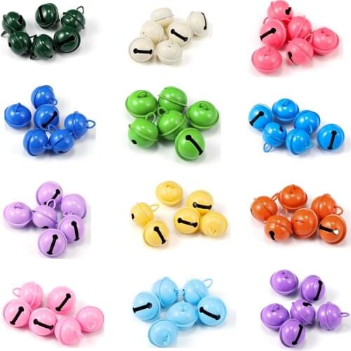 6Pcs Jingle Bells Aluminum Loose Beads Christmas Jingle Bell Pet Charm Bell for Festival Party Decoration/DIY Craft Accessories