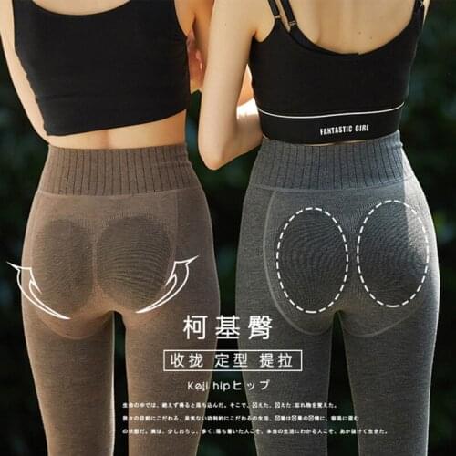 Plus Velvet Thickening Womens Stockings High Waist Cashmere Vertical Striped Long Pants Sexy Women Tights Leg Warters