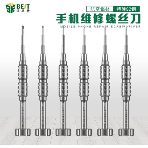 BST-895 3D S2 Steel Precision DIY Magnetic Y0.6 PH000 Pentalobe 0.8 M2.5 T1 T2 Bits OEM Screwdrivers Set for iphone tools
