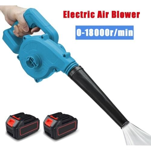 Electric Air Blower Leaf Computer Dust Collector Vacuum Cleaner Handheld Power Tool Cordless Blower For Makita 18V Battery