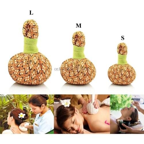 3PCS Thai SPA Home Healthy Care Hot compress herbal bag traditional herbal massage compress ball for face & body relaxing