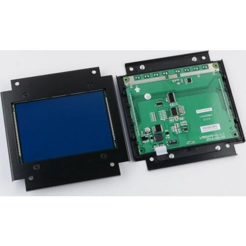 Elevator Car 6.4inch black backgroup white letter display board LMBS640, instead STN640
