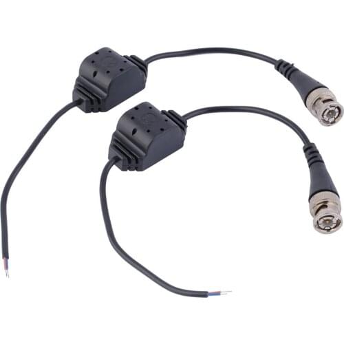 New 1pair 1Channel Passive Video Transceiver for Balun CCTV Camera UTP Connector Hot Promotion black color