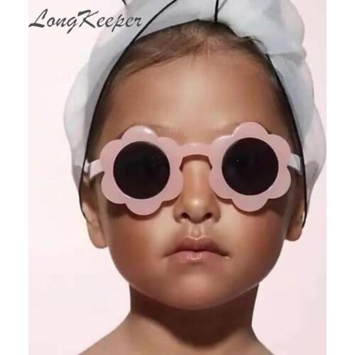 LongKeeper 2020 New Baby Kids Sunflower Sunglasses Novelty Toys Child Boys Girls Shades Baby ANTI-UV Sun Glasses Outdoor