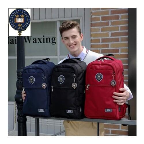 2020 New University Of Oxford middle school bag travel backpack waterproof