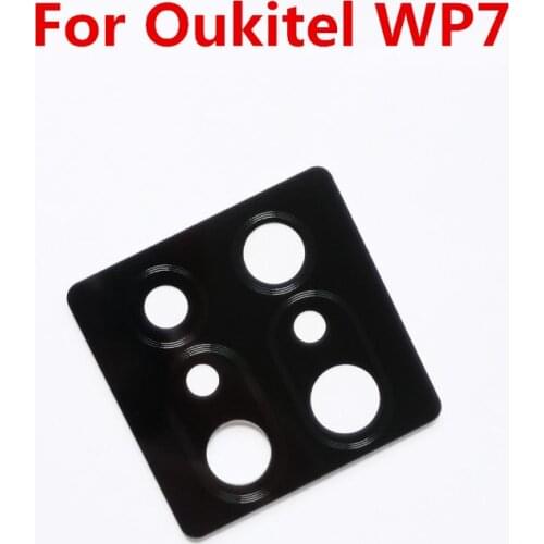 New For Oukitel WP7 Back Rear Camera Lens Glass Cover For Oukitel WP7 Phone Spare Parts Flims