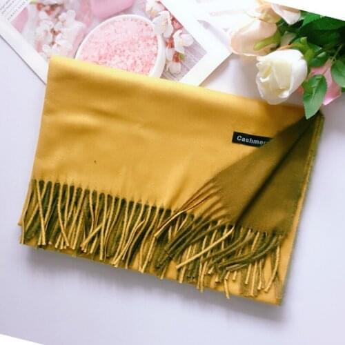 Thickening solid color Lattice dots soft women scarf cashmere scarves ladies shawl wrap autumn winter pashmina Unisex muffler