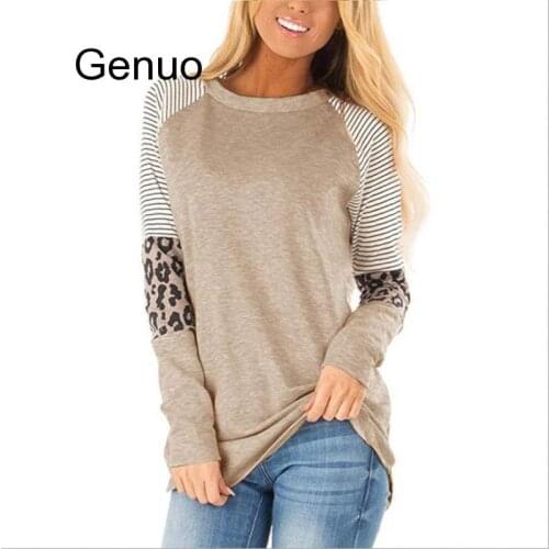 Leopard Casual Women T-shirt New Loose O-neck T Shirt Spring Summer Women Tee Top Fashion Women Shirts