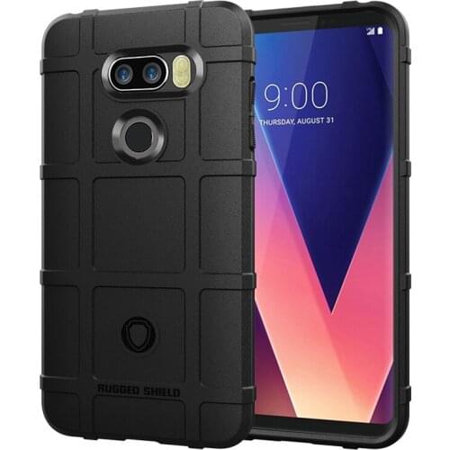 Full Coverage Luxury 3D Box Super Armor Phone Case for LG V30 Cover Shockproof Silicone TPU Cover