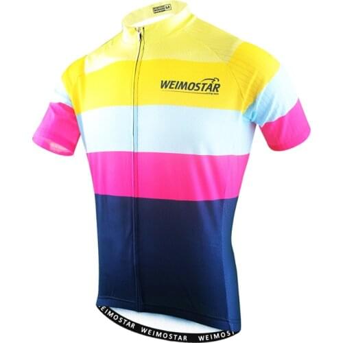 Weimostar 2021 Pro Team Cycling Jersey Men Summer Short Sleeve Bicycle Clothing Road MTB Bike Jersey Shirt Racing Cycling Wear