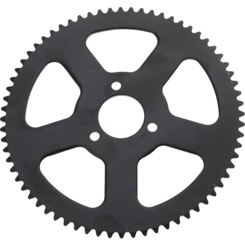 25H 68 Tooth Rear Sprocket and Chain for 49cc 2-Stroke Motorcross Dirt Bike