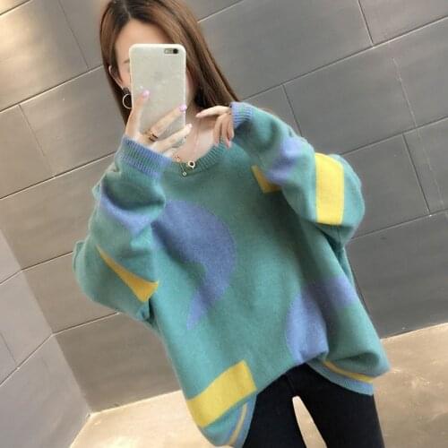 Oversized Womens Jumper Pullover women Sweater Knit Woman Sweaters Loose Christmas Sweater