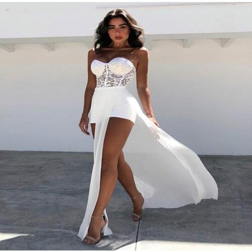 Free shipping 2019 summer wrapped chest silk yarn over knee long dress elastic sexy dating party bar bandage vestidos fashio