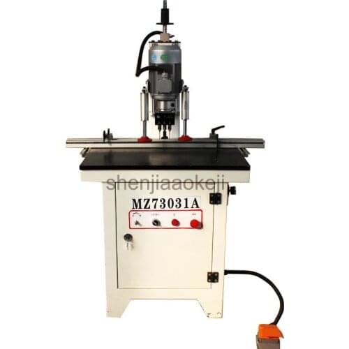 1PC 1.5KW Woodworking Machinery Drilling Machine MZ73031A Single Head Vertical Hinge Boring Machine Hinge Drilling Machine 380V