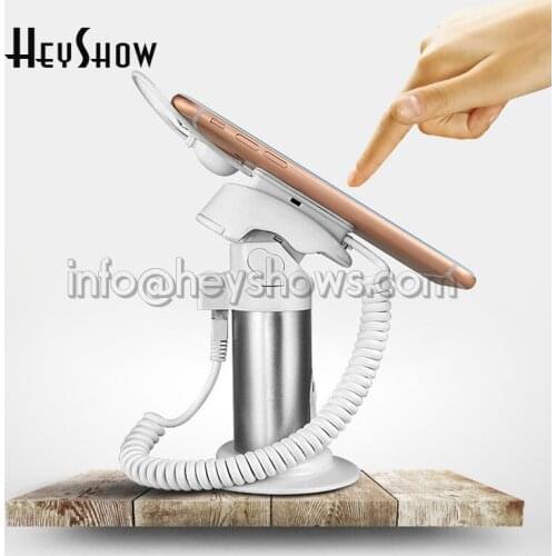 10pcs Deluxe Mobile Phone Security Stand Cell Phone Anti Theft Display Holder iPhone Burglar Alarm System For Retail Store