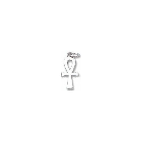 100 pcs cheap shinning silver Egyptian Ankh symbol jewelry charm