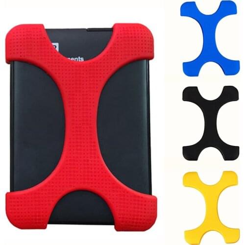6 Colors 2.5" Shockproof Hard Drive Disk HDD Silicone Case Cover Protector for Seagate Backup Plus External Hard Drive