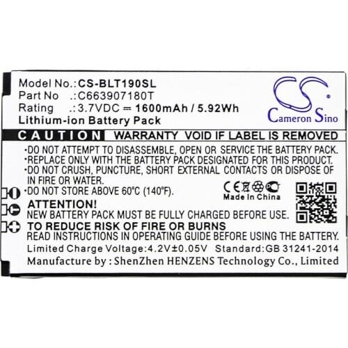 Cameron Sino Battery for BLU C663907180T