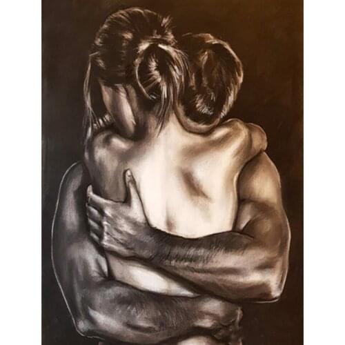 5D Diy Diamond Painting Couple Portrait Cross Stitch Kit Full Drill Square Embroidery Mosaic Art Picture Of Rhinestones Decor