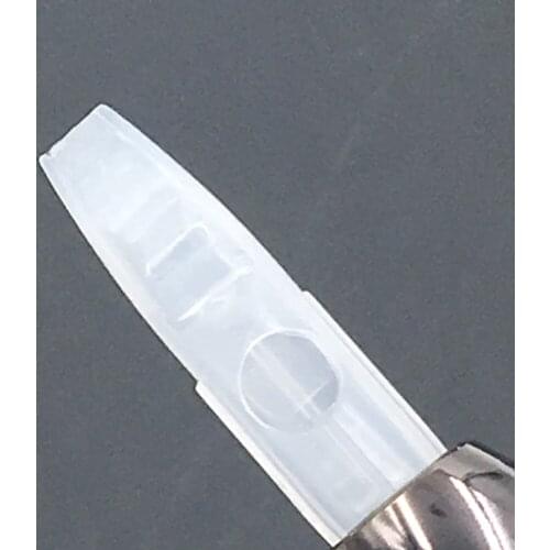 Freeshipping 100Pcs Disposable Taiwan Original Disposable Flat Tattoo Tips Dragon Machine Tattoo Flat Needle Caps