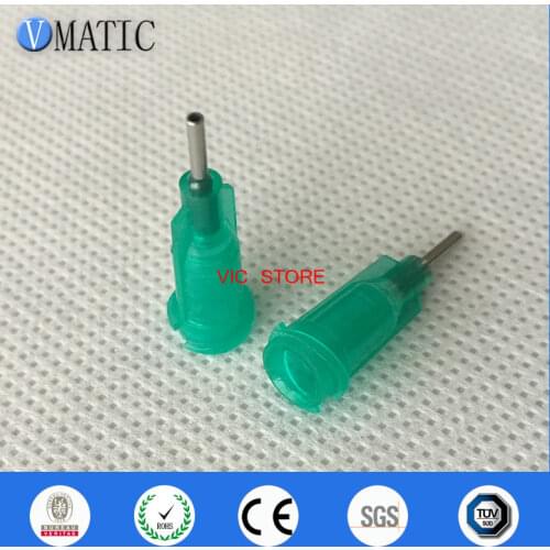 Free Shipping Quality 100Pcs/Lot 18G 1/4 Inch Stainless Steel Tip Dispensing Screw Needles Syringe Needle Tips