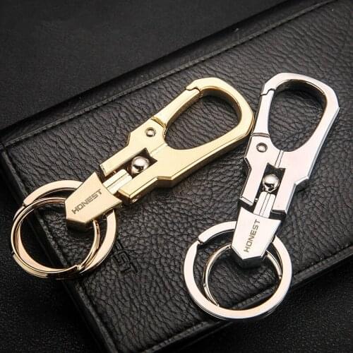 Metal Car Keyring Key Holder Men Fashion Accessories Keychain for Audi A3 Lada Vesta Mitsubishi Peugeot 206 Subaru Forester