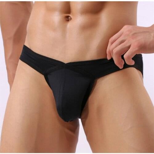 Men Cotton Men Brief Sexy Jockstrap Buttocks Pouch Mens Underwear Plus Size Panties