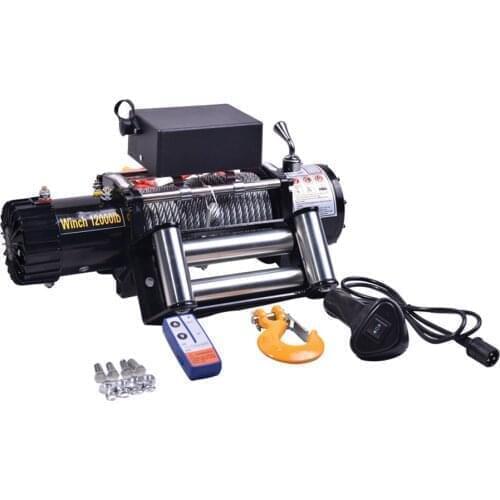 Electric winch motor 3500lbs/4000 lbs vehicle cross-country self rescue and extrication small winch crane traction vehicle winch