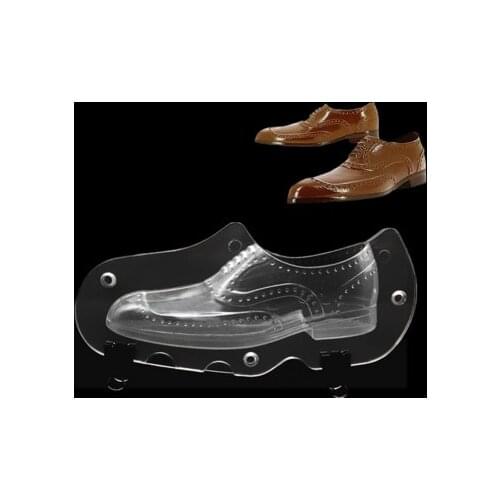Leather Shoes Shape Plastic Chocolate Mold 3D Candy Cake Molds Decorating Tools DIY Home Baking Sugar Craft Accessories H808
