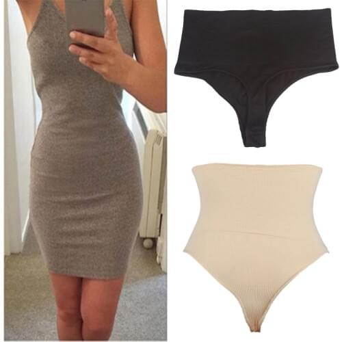 Newest Womens Waist Trainer Cinchers T-Back Panties Hip Enhancer Body Shaper Seamless High Waist Underwear Tummy Control