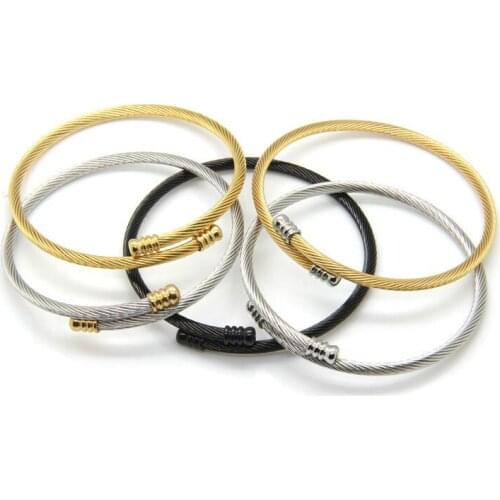 New Arrivals Simple Elegance Round Pulseiras Fine Jewelry For Women Bracelet New Arrivals Stainless Steel Bracelet for Women