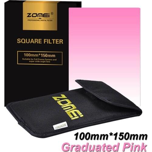 New Zomei Square Filter 100mm x 150mm Professional Graduated Pink 100mm*150mm 100x150mm for Cokin Z-PRO Series Lee Holder