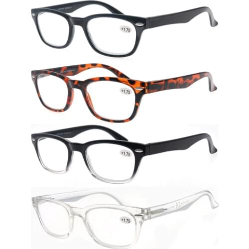 Reading Glasses Women Man RB STYLE Brand Designer Male Rivet Fashion Transparent Eyeglass Prescription Glass Diopter 1 1.5 175