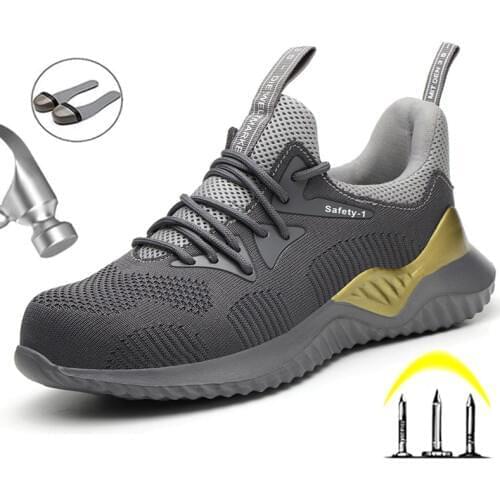 Work Sneakers Safety Indestructible Shoes Steel Toe Work Safety Boot Anti-puncture Safety Shoes Work Boots Men Shoes Footwear